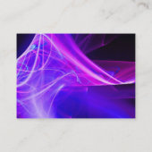 スワラムモノグラム鮮やかブラックブルーピンク 名刺 (裏面)