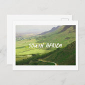 スワルトランド山脈フィールドビュー南アフリカZA シーズンポストカード (正面/裏面)