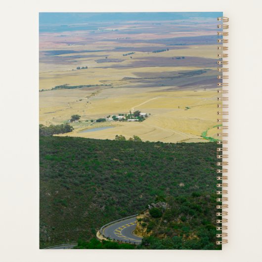 スワルトランド山脈フィールドビュー南アフリカZA プランナー手帳 (裏面)