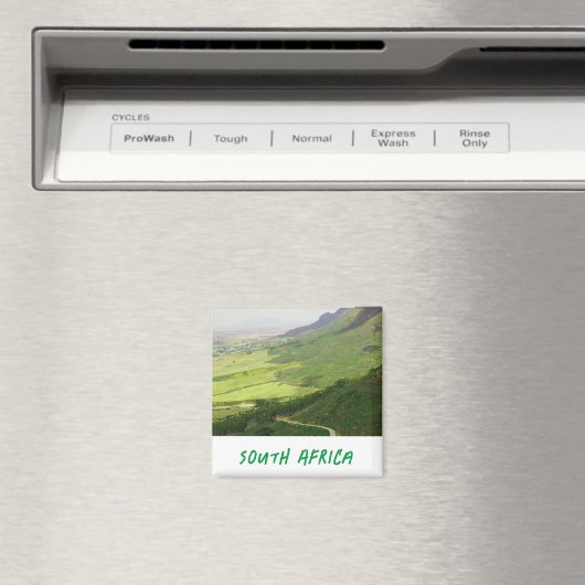 スワルトランド山脈フィールドビュー南アフリカZA マグネット (インサイチュ (食洗機))