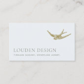 スワローエレガントプロフェッショナルインテリア設計者 名刺 (正面)