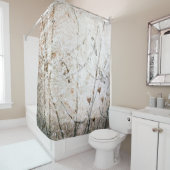 スワローズとリップル半抽象芸術自然自然 シャワーカーテン (インサイチュ)