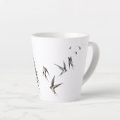 スワローズコーヒーラテマグ12オズ カフェラテマグ (右アングル)