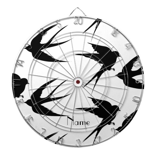 スワローバーズシルエットThunder_Cove ダーツボード (正面)