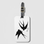 スワローバーズシルエットThunder_Cove ラゲッジタグ (正面縦)