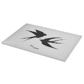 スワローバードズシルエットサンダー_コーブ カッティングボード (角)