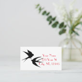 スワローバードズシルエットサンダー_コーブ 名刺 (スタンド正面)