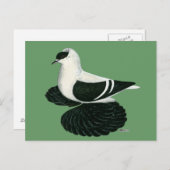 スワローピジョンサクソン白黒バー ポストカード (正面/裏面)