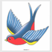 スワローレッドブルータトゥー シール (シート)