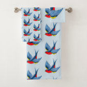 スワローレッドブルータトゥー バスタオルセット (インサイチュ)