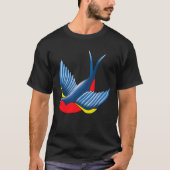 スワローレッドブルータトゥー Tシャツ (正面)
