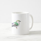 スワロー+ムクドリ科の鳥の種の芸術 コーヒーマグカップ (正面右)