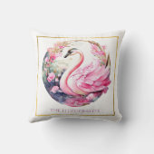 スワンお洒落装飾用クッション クッション (裏面)