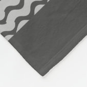 スワンとウェーブ フリースブランケット (角)