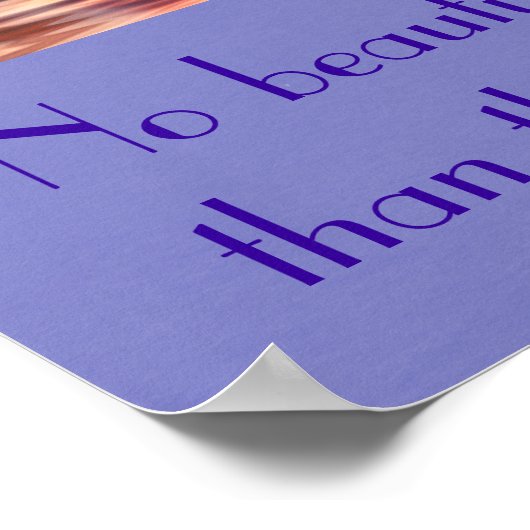 スワンと美しい引用文 ポスター (角)