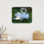 スワンをミュート9Y098D-012 ポスター (キッチン)