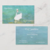 スワンアットレイクバラトン – 水彩 名刺 (正面/裏面)