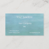 スワンアットレイクバラトン – 水彩 名刺 (裏面)