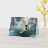 スワンアートカードの精神 カード (黄色い花)