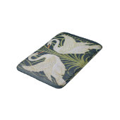 スワンアールヌーボー二羽スワン バスマット (アングル)