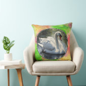 スワンエレガント装飾用クッション クッション (椅子)