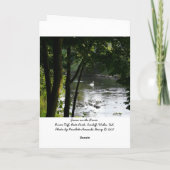 スワンオンザリバーII -誕生日 カード (裏面)