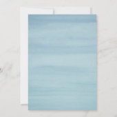 スワンオンザレイクウォーターカラーブライダルシャワー 招待状 (裏面)