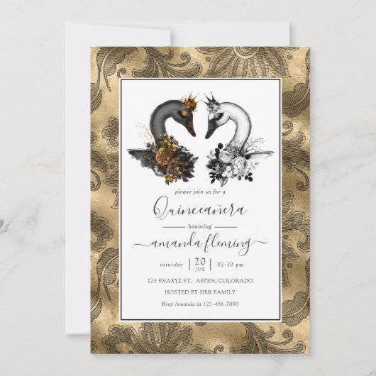 スワンキンセアニラ 招待状 (正面)