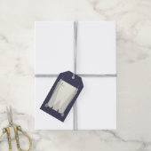 スワンキーアールデコインブルーギフトラベル ギフトタグ (より糸付き)