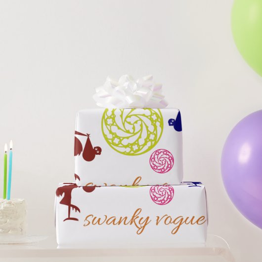 スワンキーヴォーグ ラッピングペーパー (パーティーギフト)