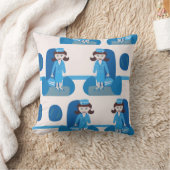 スワンキー ジェット セット スチュワーデス クッション (ブランケット)