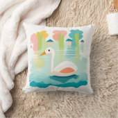 スワンクッション クッション (ブランケット)