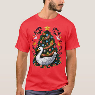 スワンクリスマス Tシャツ