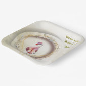 スワンシックなマザーパーティー ペーパープレート (傾斜あり)