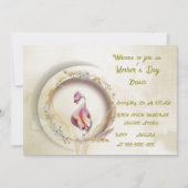 スワンシックなマザーパーティー 招待状 (正面)