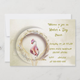 スワンシックなマザーパーティー 招待状