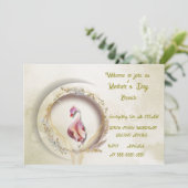 スワンシックなマザーパーティー 招待状 (スタンド正面)