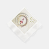 スワンシックなマザーパーティー 縁ありカクテルナプキン (角)