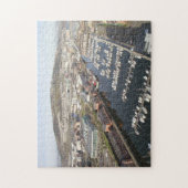 スワンシーのヨット。 ジグソーパズル (縦)