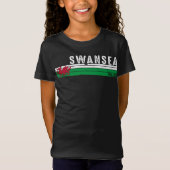 スワンシーウェールズ沿岸チャーム Tシャツ (正面)