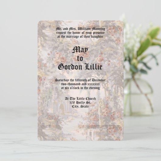 スワンスインズバラ園 招待状 (スタンド正面)