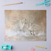 スワンスオイルペインティングスタイルティッシュペーパー 薄葉紙 (クラフト)