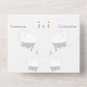 スワンスデザイン結婚ズ オールインワン招待状 (裏面)