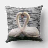 スワンスハッピーバレンタインデー装飾用クッション クッション (裏面)