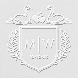 スワンスハートクレスト2イニシャル結婚ズモノグラム