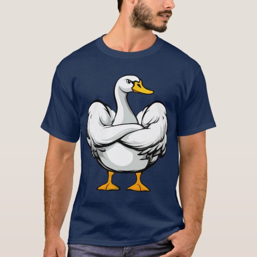 スワンスポーツトレーナーTシャツ Tシャツ (正面)