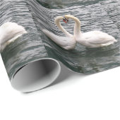 スワンス&ラブバレンタインデーのラッピング紙 ラッピングペーパー (ロールコーナー)