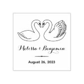 スワンズが記念日を結婚守る ラバースタンプ (インプリント)