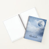 スワンズの幻想的な青飛んでいる空 ノートブック (内部)