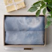 スワンズの幻想的な青飛んでいる空 薄葉紙 (ギフト)